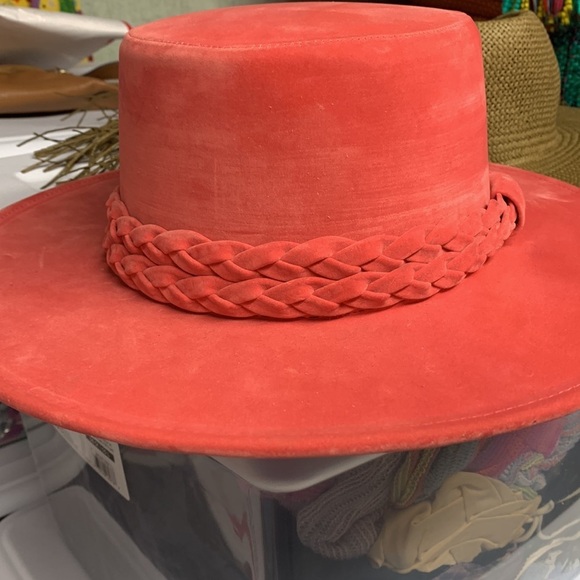 Anthropologie asn boater hat pink main image 6